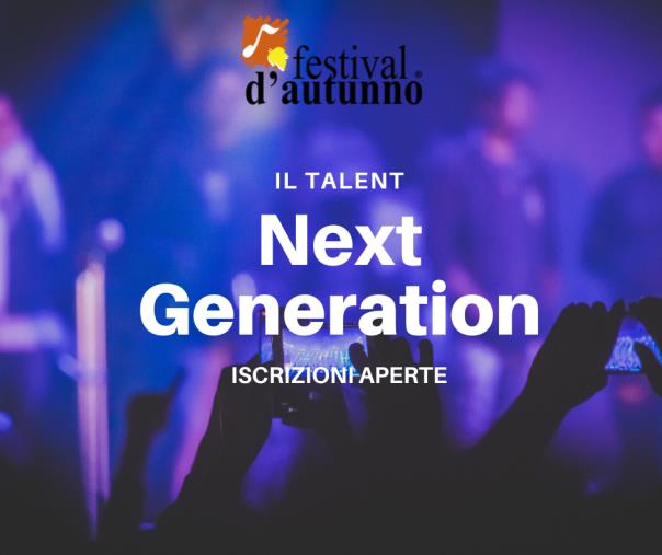 images A Catanzaro ritorna "Next Generation", il talent del Festival d'Autunno dedicato ai giovani artisti  