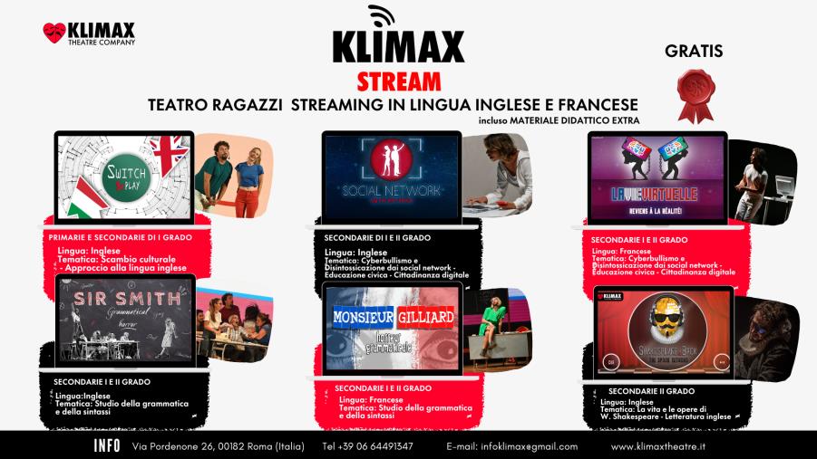 images Catanzaro, Progetto “Klimax Stream”: nelle scuole arriva il teatro digitale e in lingua straniera