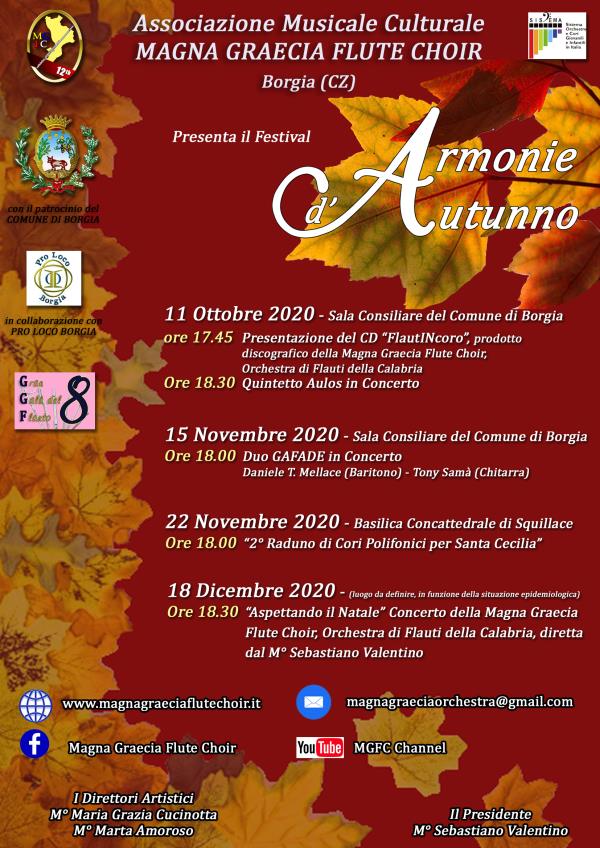 L'orchestra di flauti della Calabria Magna Graecia Flute Choir presenta domenica a Borgia “FlautINcoro” 