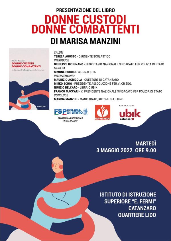"Donne custodi. Donne combattenti", il 3 maggio presentazione del libro del procuratore Manzini a Catanzaro