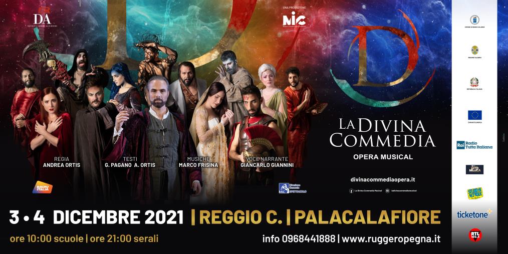 Colossal “La Divina commedia opera musical”: oltre 3000 studenti già prenotati per lo spettacolo al Palacalafiore di Reggio Calabria