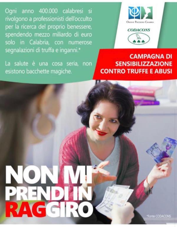 images La campagna del Codacons e degli psicologi: "400 mila calabresi si affidano a santoni. I "maghi" fatturano oltre mezzo miliardo di euro"