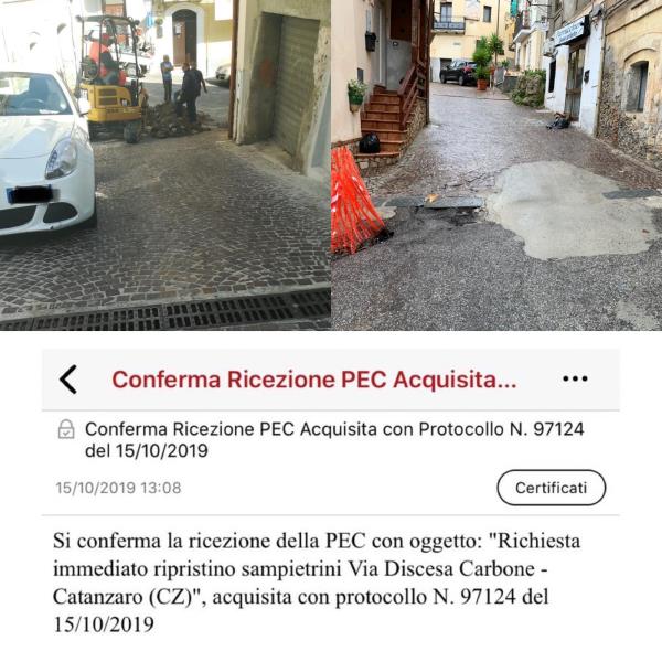 images Veraldi incalza contro l'Ufficio tecnico comunale: "Che fine hanno fatto i sampietrini tolti "temporaneamente" in Discesa Carbone?"