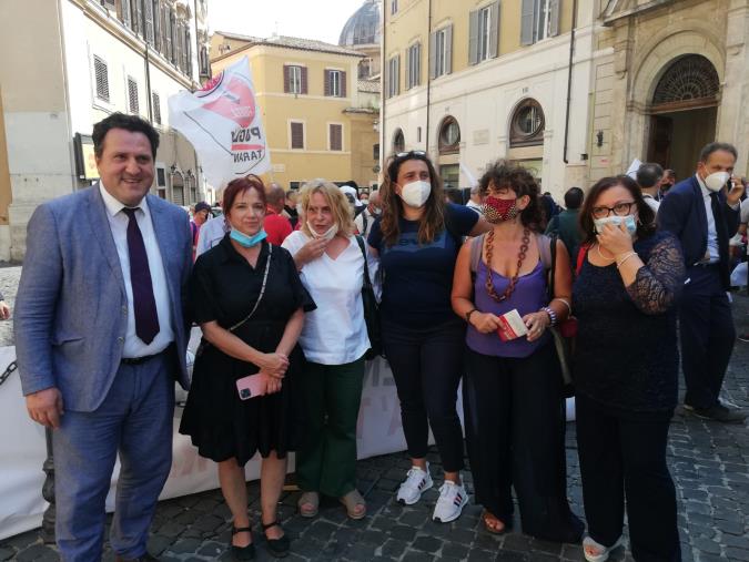 images Pnrr, la senatrice Granato oggi alla manifestazione del Movimento 24 agosto “Equità territoriale”