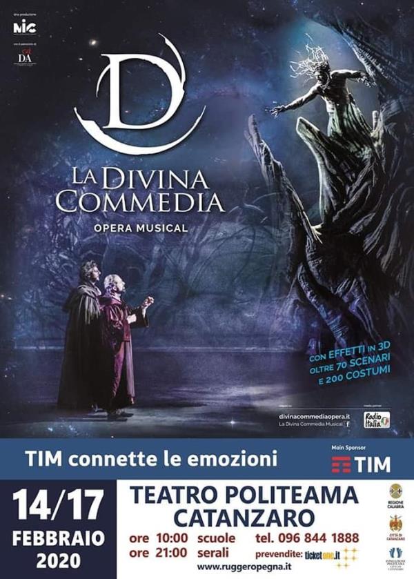 Tutto pronto a Catanzaro per il  Kolossal  “La divina commedia", domani la conferenza stampa di presentazione