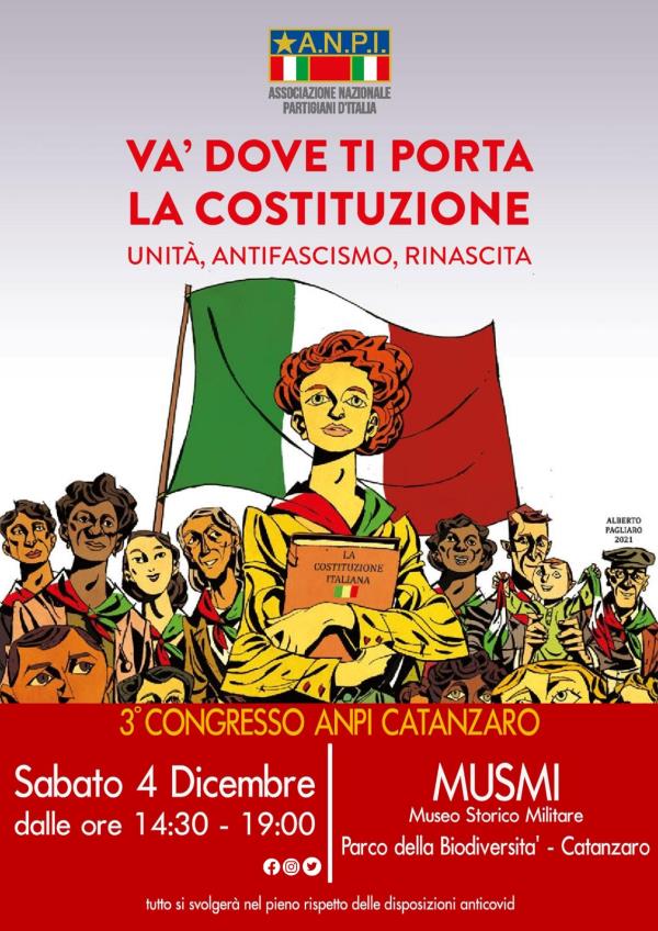 images Il 4 dicembre la celebrazione del 3° Congresso ANPI provinciale al Musmi di Catanzaro