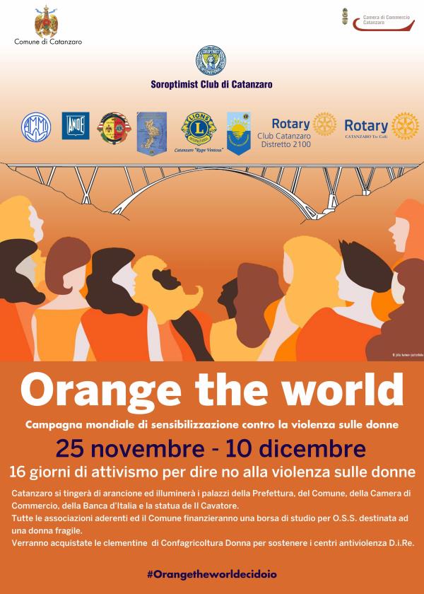 images Catanzaro si tinge di “Orange the world”: 16 giorni per dire no alla violenza sulle donne 