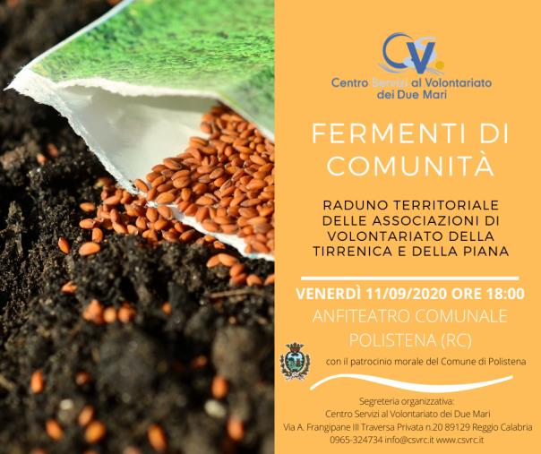 images "Fermenti di comunità", domani a Polistena il raduno delle Associazioni di volontariato