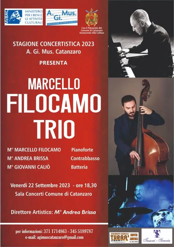 images A.Gi.Mus Catanzaro: il Marcello Filocamo Trio apre la seconda parte di stagione