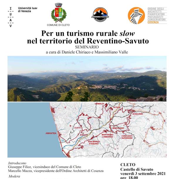 Cleto. Nel suggestivo scenario del castello di Savuto, il seminario “Per un turismo rurale slow"