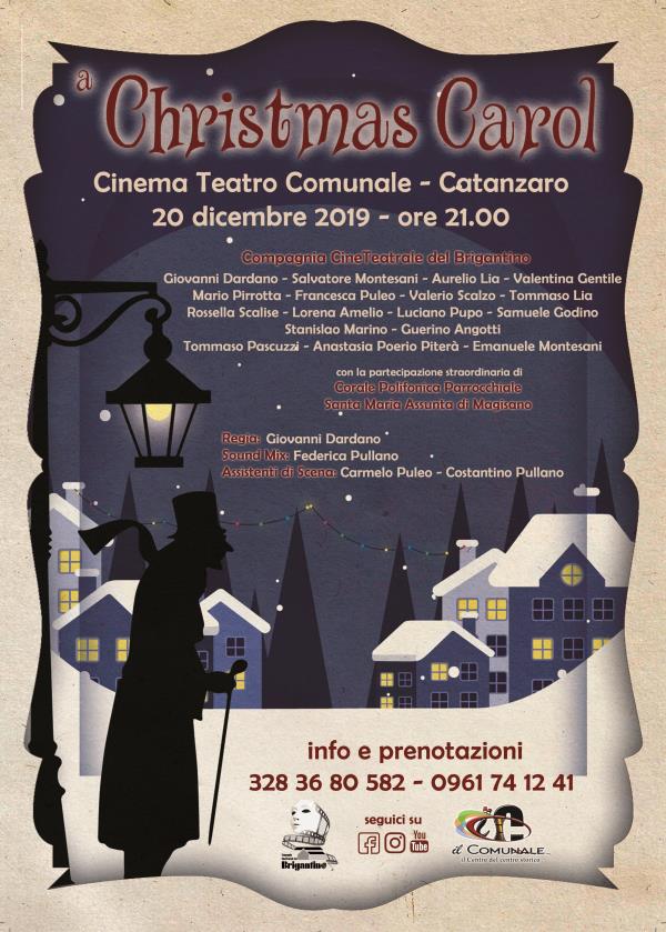 Il 20 dicembre al teatro Comunale di scena lo spettacolo musicale "A Christmas Carol"