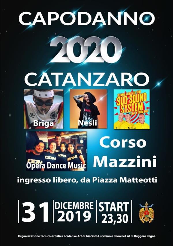 Tutto pronto per il mega concerto dell'ultimo dell'anno a Catanzaro