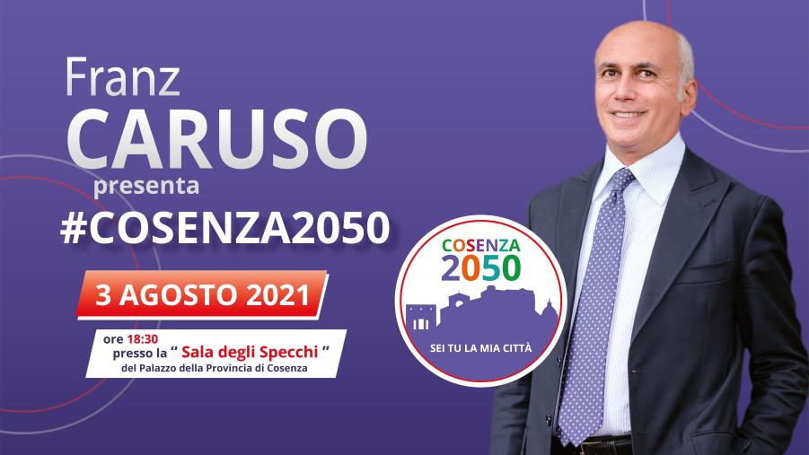 images Comunali a Cosenza. Franz Caruso presenta la candidatura a sindaco 