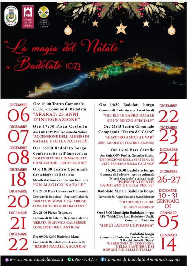 images La magia del Natale a Badolato: al via un ricco programma di eventi tra borgo e marina