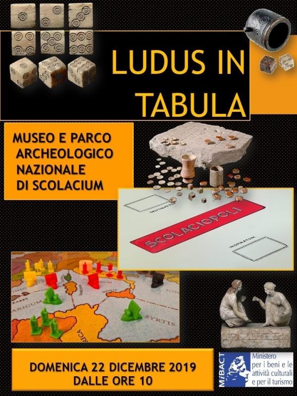 Domenica allo "Scolacium" il gioco associato alla storia con Ludus in tabula 