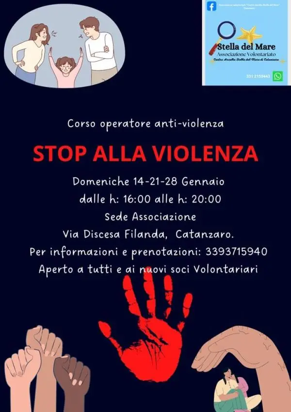 images Catanzaro, il Centro Ascolto 'Stella del Mare' presenta il corso di operatore dell’antiviolenza