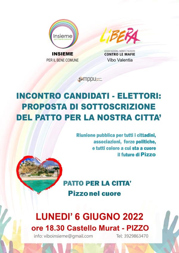 images Pizzo, i candidati a sindaco firmeranno lunedì un "Patto per la Città"