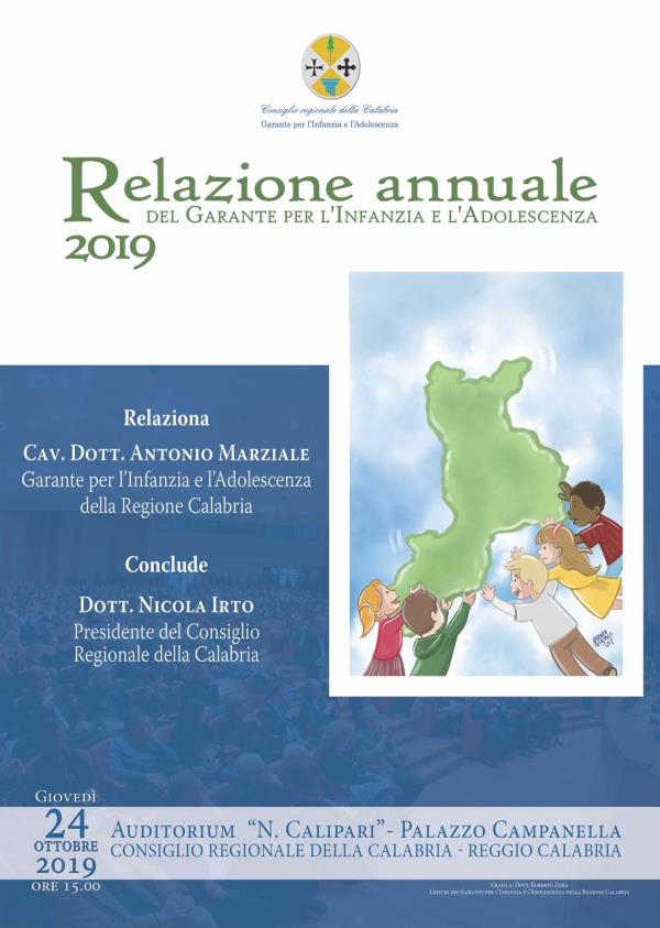 images Domani a Reggio Calabria la relazione di fine mandato del Garante per l’Infanzia e l’Adolescenza Antonio Marziale