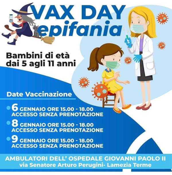 images “Vax day Epifania” a Lamezia Terme: intensificata la campagna vaccinale anti Covid 