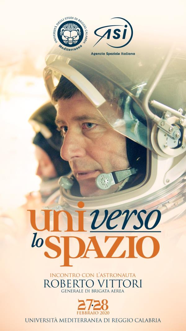 All'Università Mediterranea di Reggio Calabria l’astronauta Roberto Vittori per "UNIverso lo Spazio"