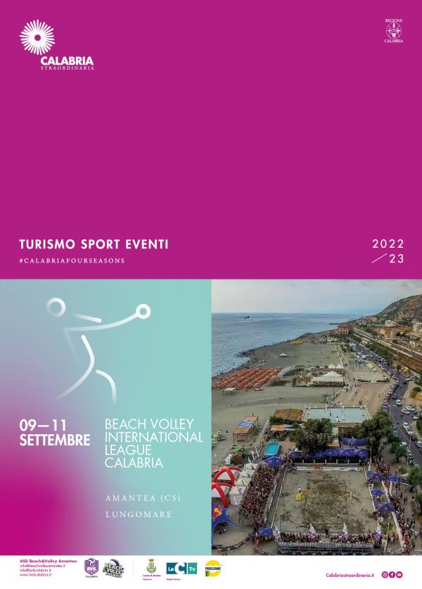 images Calabria Straordinaria: ad Amantea 9, 10 e 11 settembre arriva la Beach Volley International League 
