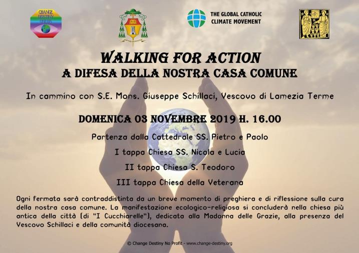 A Lamezia Terme la prima edizione della manifestazione ecologico-religiosa “Walking for Action”
