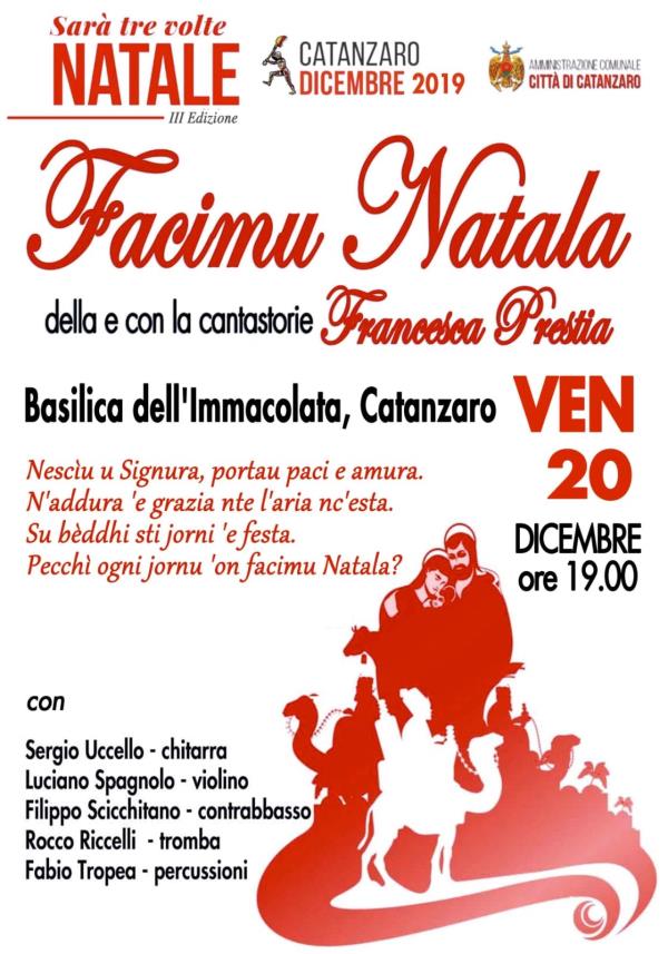 "Sarà tre volte natale", il weekend parte con il concerto di Francesca Prestia