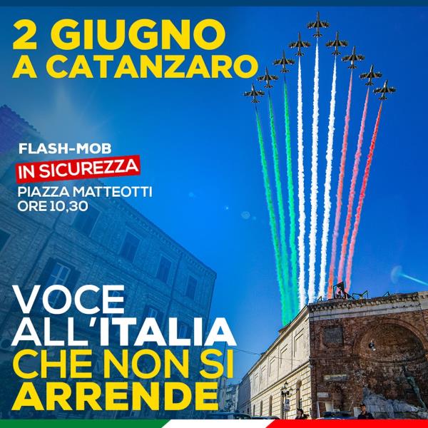 images Festa della Repubblica. Domani a Catanzaro il flash-mob del centrodestra 