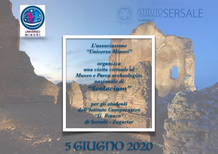 images Universo minori "accompagna" virtualmente gli alunni del Comprensivo di Sersale -Zagarise al Museo e al Parco archeologico di “Scolacium