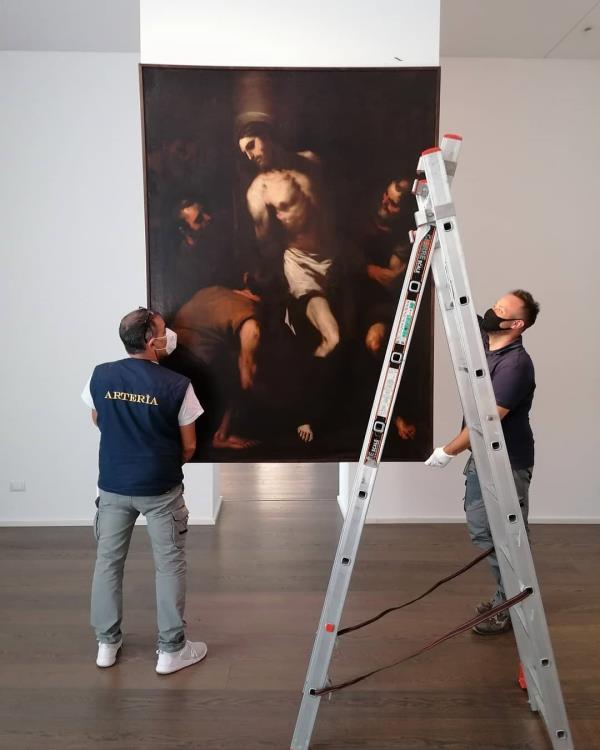 images Torna a casa, nella Galleria nazionale di Cosenza, il “Cristo alla colonna” di Luca Giordano