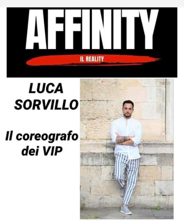 Il cosentino Luca Sorvillo nelle vesti di coreografo in un reality VIP  