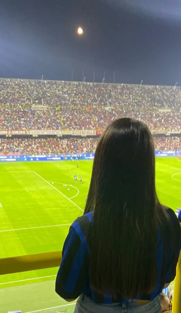 images Ludovica Corbelli: "La bellezza del calcio nella notte magica di Lautaro all’Arechi di Salerno. Io c’ero"