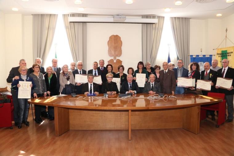 Camera di Commercio. Consegnate le Stelle al merito ai Maestri del Lavoro