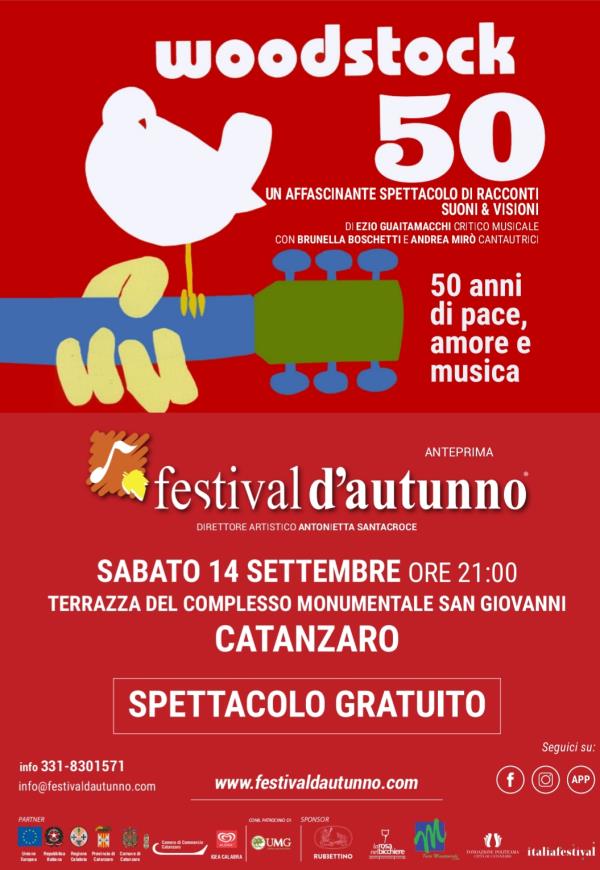 images Al Festival d’Autunno il tributo a Woodstock con Guaitamacchi, Boschetti e Mirò 