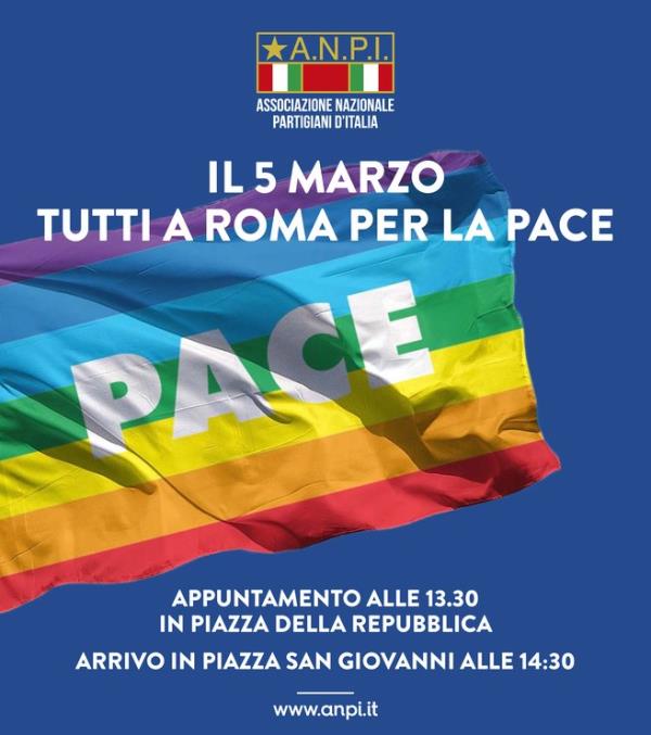 images Manifestazione per la pace, il 5 marzo a Roma sarà presente anche l'Anpi di Catanzaro