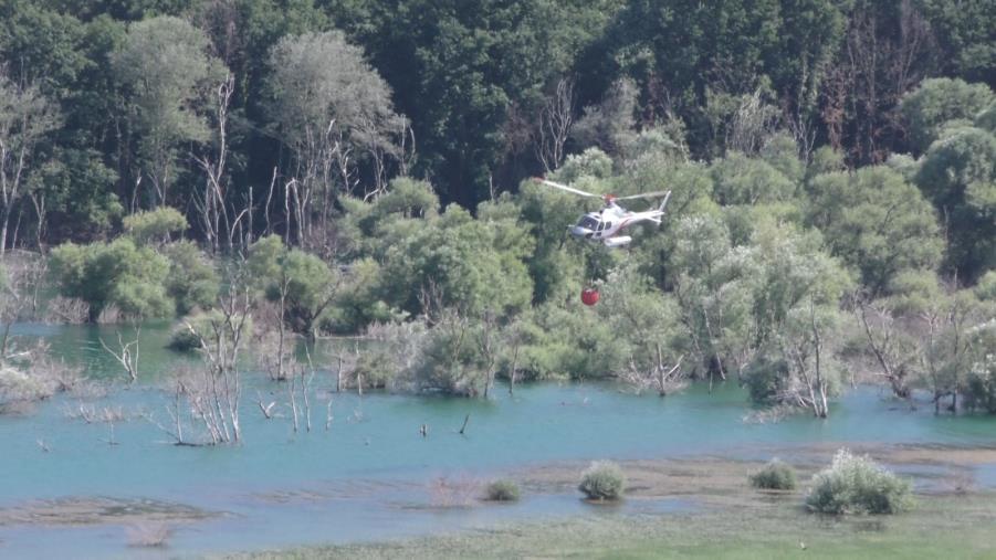 images Incendi a Bova e Mottafollone: intervengono due mezzi aerei diretti da Calabria Verde