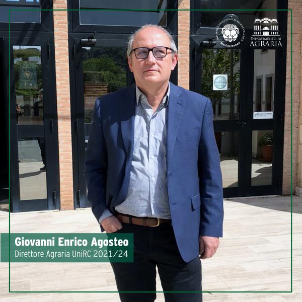 images  Giovanni Enrico Agosteo è il nuovo direttore del Dipartimento di Agraria dell'Università Mediterranea di Reggio Calabria
