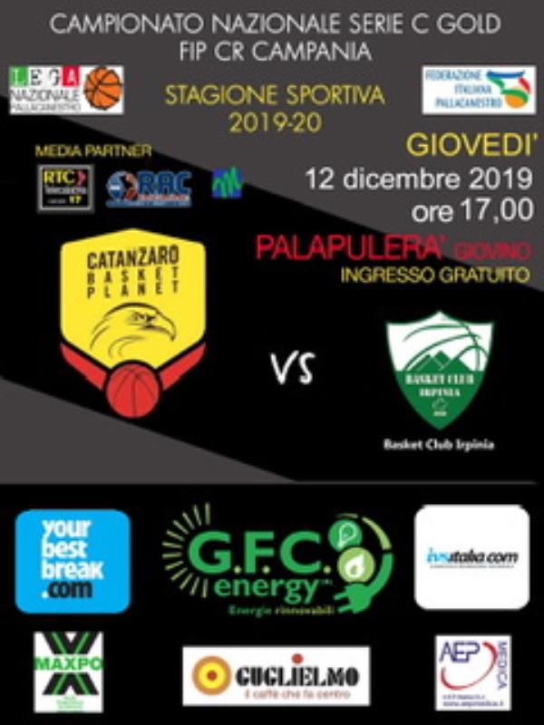 Basket Serie C Gold, la Planet pronta per il match contro il Basket Club Irpinia