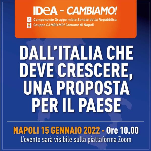 images All'evento di "Idea-Cambiamo" a Napoli la Calabria sarà presente