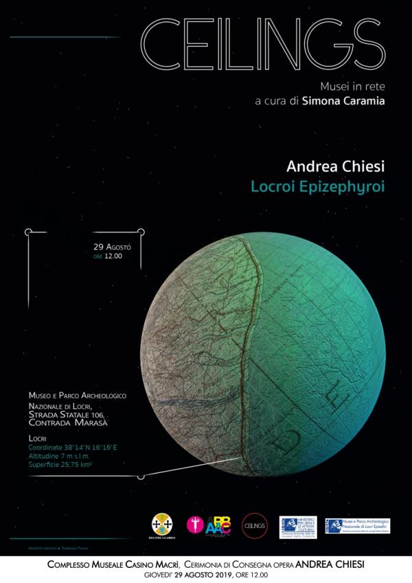 images "Locroi Epizephyroi" giovedì a Locri con l'artista Andrea Chiesi