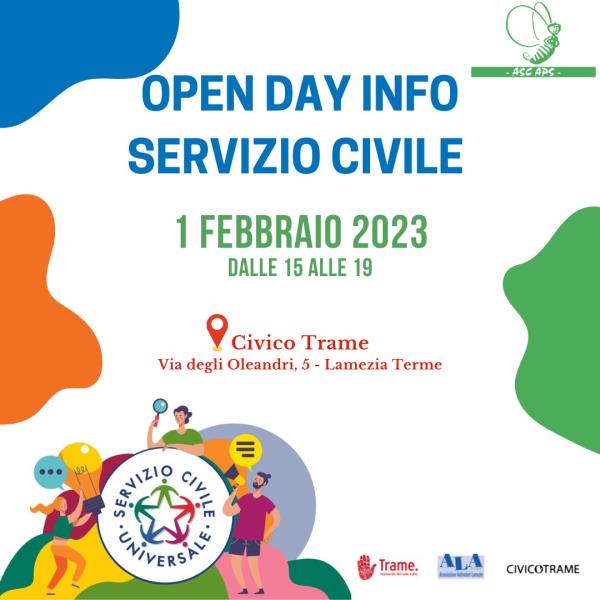 images Servizio civile con Trame e Ala: Open day il primo febbraio al Civico Trame