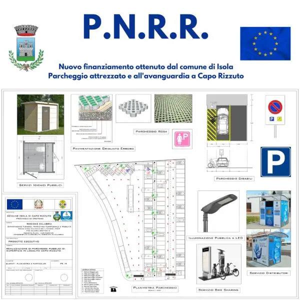 PNRR, in arrivo 200mila euro per un parcheggio pubblico e all’avanguardia a Capo Rizzuto