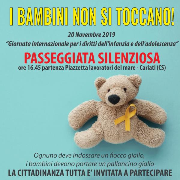 images "Passeggiata silenziosa", l'iniziativa a Cariati nella giornata internazionale per i diritti dell'infanzia e dell'adolescenza 