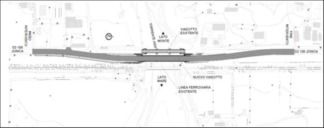 images Ss. 106 jonica, al via i lavori per la costruzione del nuovo ponte "Assi" a Monasterace