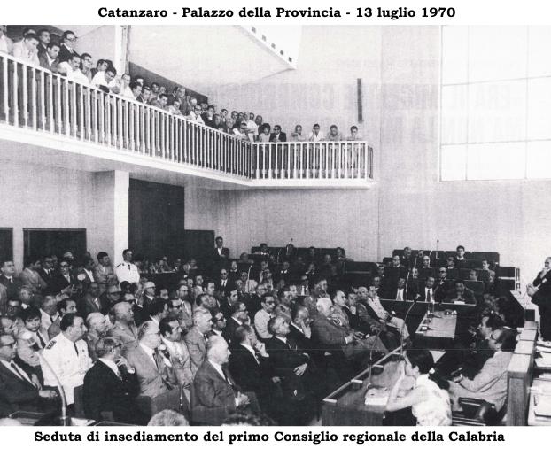 Le associazioni cittadini celebrano il 50° anniversario del regionalismo con una targa ricordo. La cerimonia il 13 luglio alla Provincia di Catanzaro