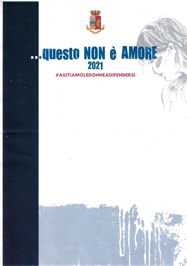 Giornata contro la violenza sulle donne, campagna permanente della polizia di stato a Catanzaro e Lamezia “Questo non è amore”
