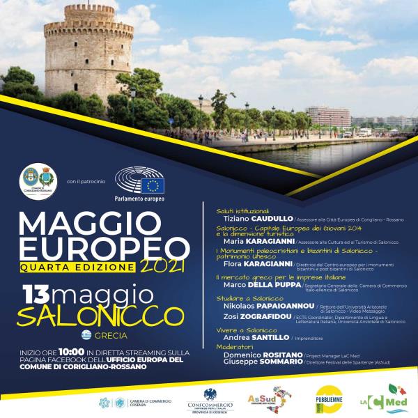 images Corigliano-Rossano. La città bizantina di Salonicco ospite del secondo appuntamento con il Maggio Europeo 