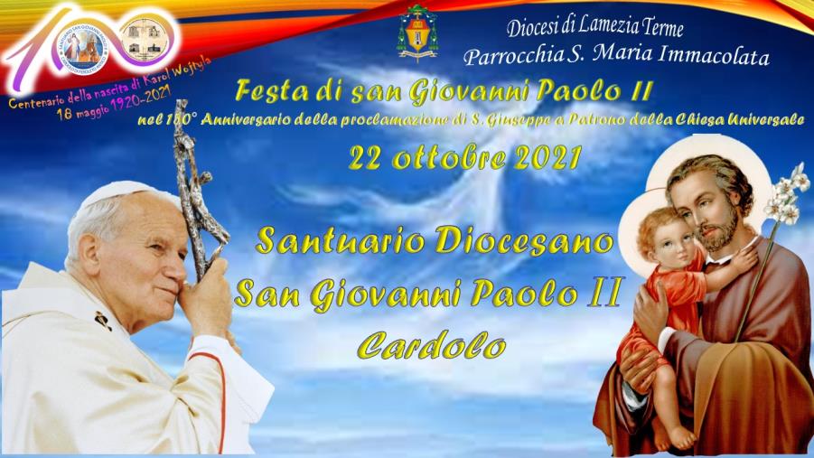 images Lamezia Terme. I parroci di diverse diocesi concelebreranno la Santa messa per la festa di San Giovanni Paolo II