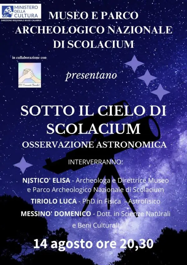 images "Sotto il cielo di Scolacium": il 14 agosto al Parco archeologico l'evento di divulgazione scientifica 