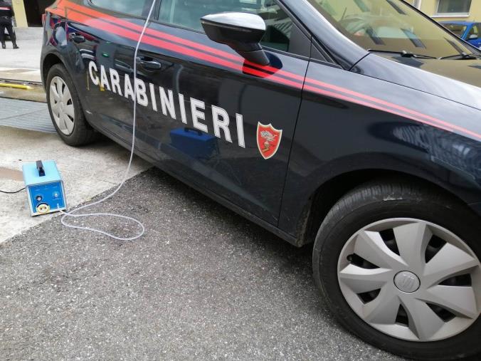 Coronavirua. La TCT Group di Lamezia Terme ha sanificato gratuitamente le vetture dei carabinieri